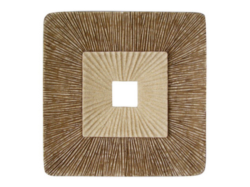 Screen Gems 14" Sandstone Square Design Wall Plaque - Set of 2