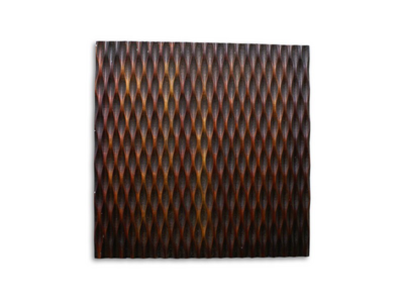 Screen Gems Metallic Ridge Brown Wall Art