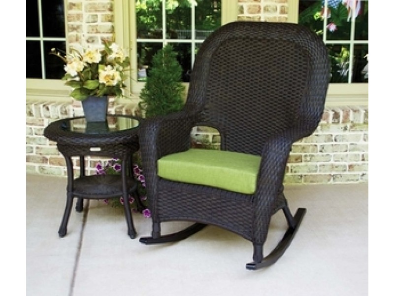 Tortuga Outdoor Sea Pines Rocker and Side Table Bundle