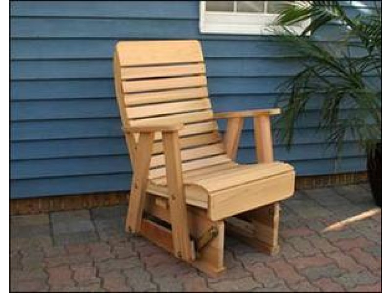 Creekvine Designs 2-Ft Cedar Twin Ponds Rocking Glider