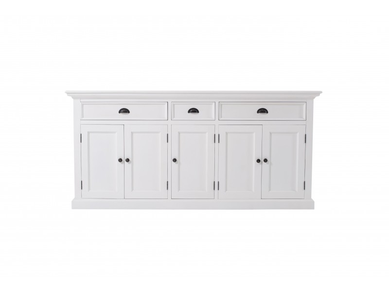 Nova Solo Hutch Bookcase 5 Doors 3 Drawers - Front