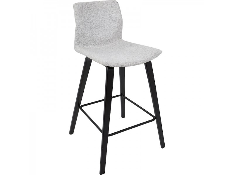 ESPRESSO + LIGHT GREY FABRIC - Perspective