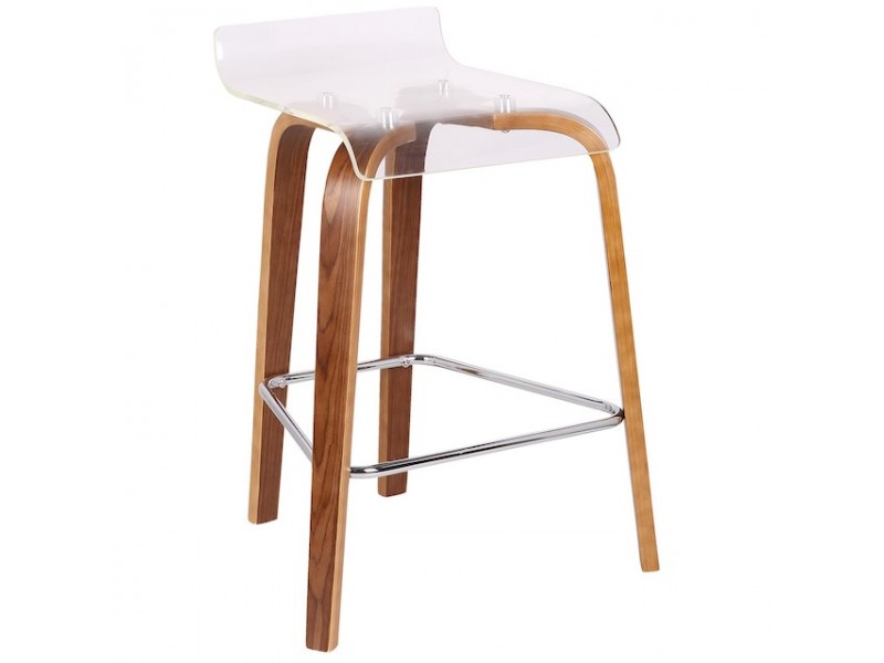 Lumisource Clarity Counter Stool - Perspective
