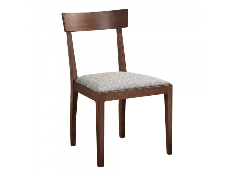 Moe's Home Collection Leone Dining Chair Walnut Set Of Two - Angled