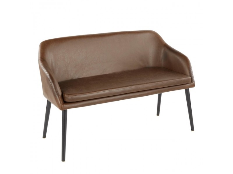 LumiSource Shelton Bench - ESPRESSO - Perspective