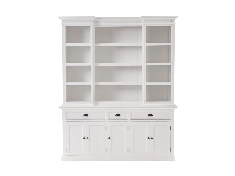 Nova Solo Kitchen Hutch Cabinet With 5 Doors 3 Drawers