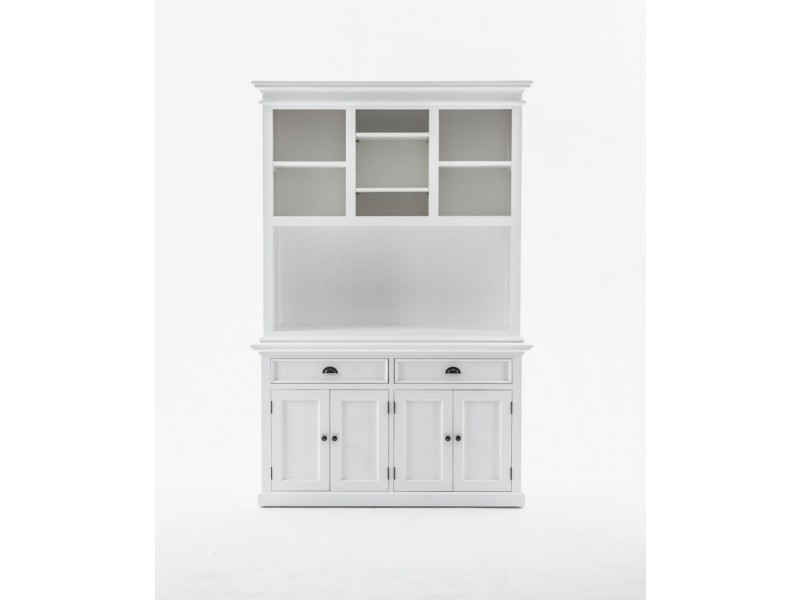 NovaSolo Halifax Buffet Hutch Unit with 2 Adjustable Shelves