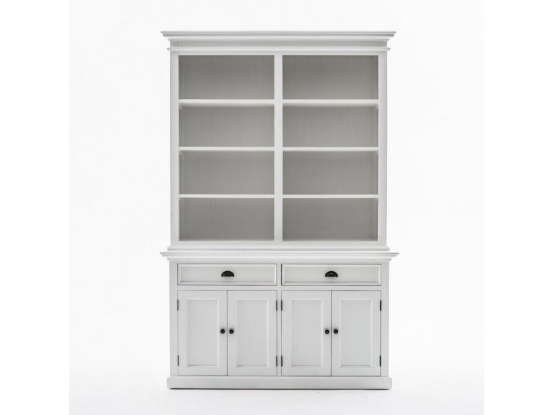 NovaSolo Halifax Buffet Hutch Unit with 8 Shelves