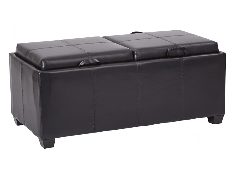 Bedford Storage Ottoman - Espresso