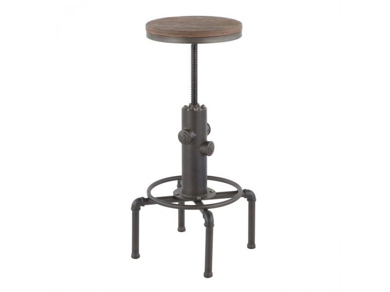 LumiSource Hydra Barstool - ANTIQUE - Perspective