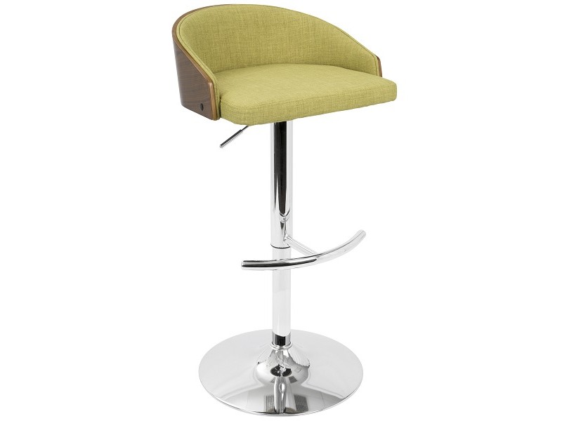 LumiSource Shiraz Barstool - GREEN - Perspective