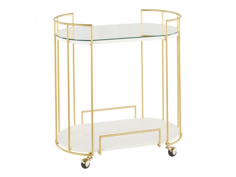 LumiSource Canary Bar Cart - Perspective