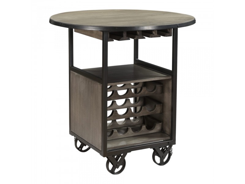 Moe's Home Collection Julep Bar Cart - Angled