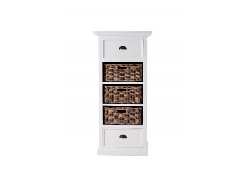 Novo Solo Halifax Grand Storage Unit With Basket Set - Front