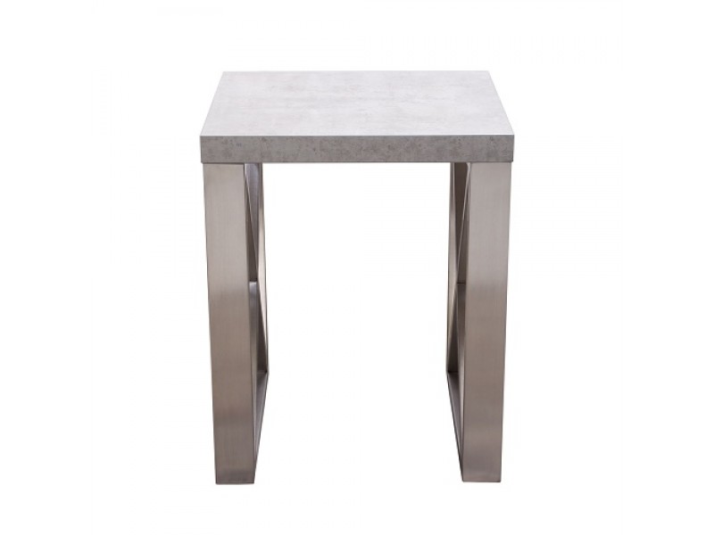 Diamond Sofa Carrera End Table in 3D Marble Finish