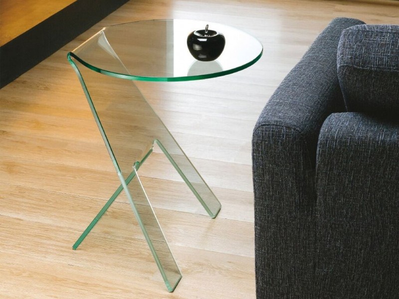 PASO Clear End Table