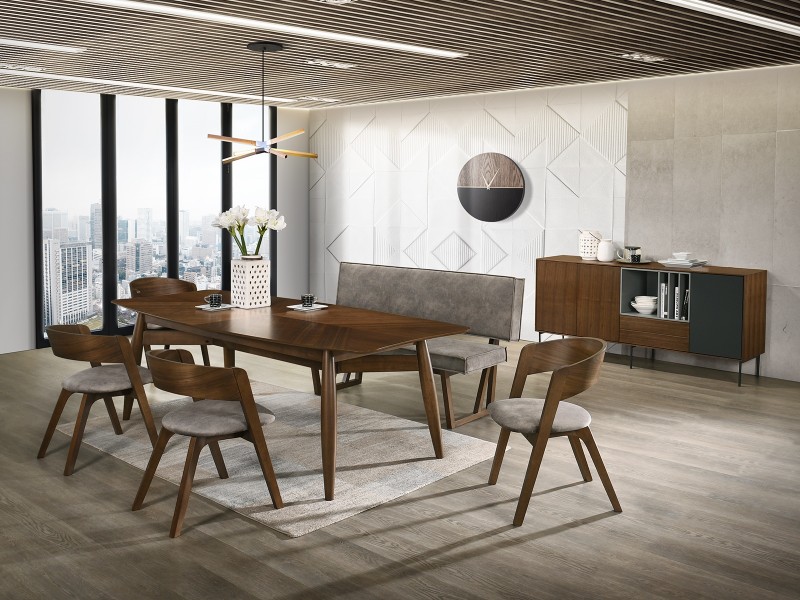 Casabianca CALICO Bench In Walnut Veneer - Lifestyle