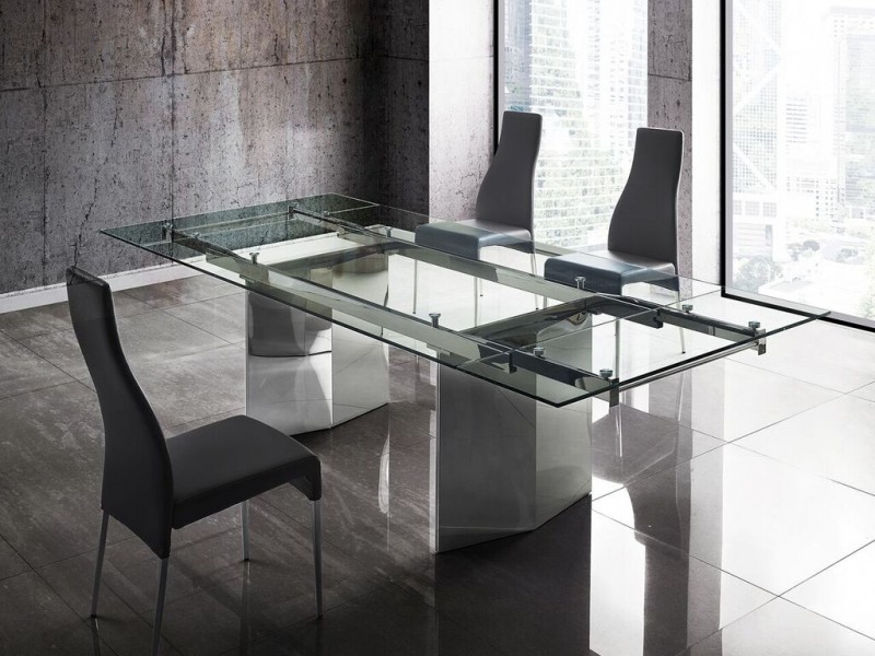 VALENTINO Dark Gray Eco-leather Dining Chair  - Lifestyle 2