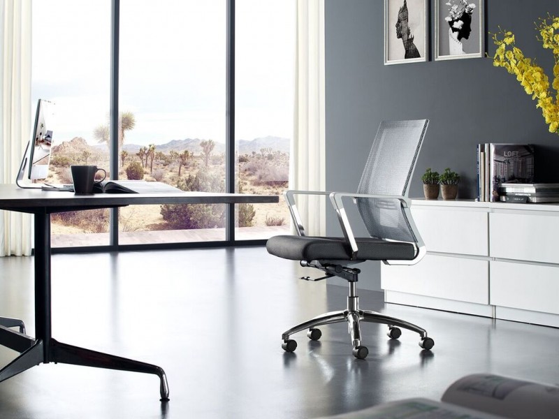 JET Arm Light Gray Office Chair
