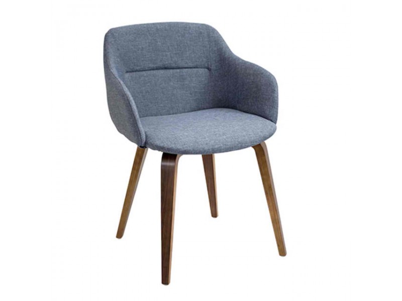 LumiSource Campania Chair - BLUE - Perspective