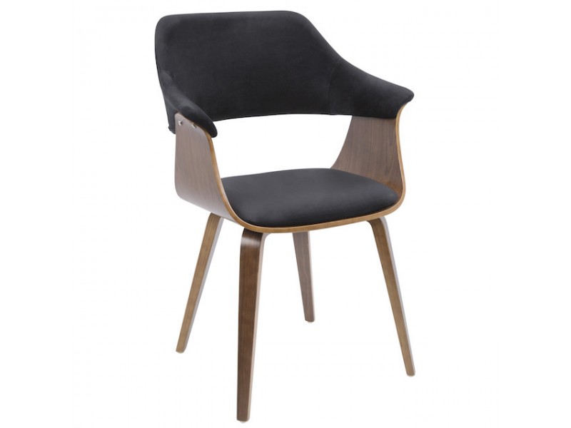 LumiSource Lucci Chair - BLACK - Perspective