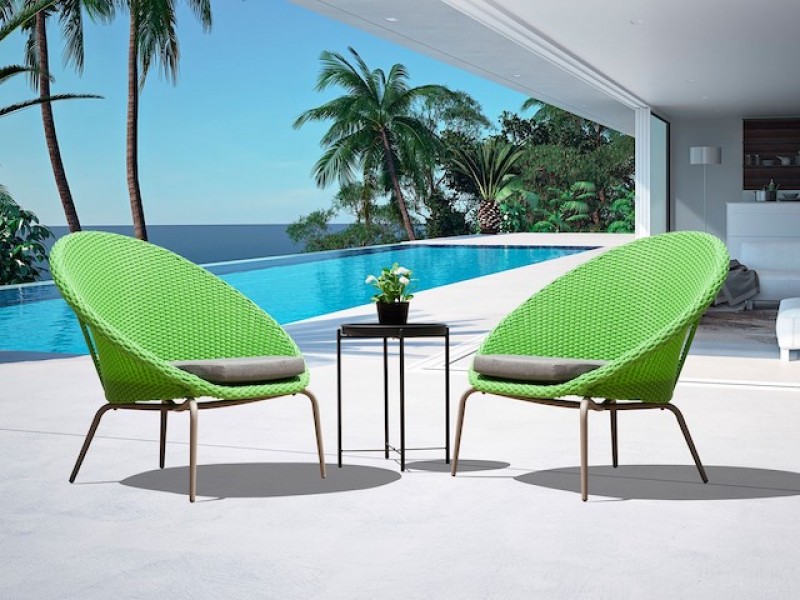 Whiteline Modern Living Reed Indoor / Outdoor Chair