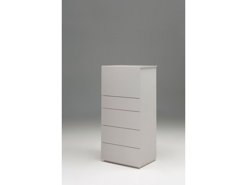 Vex 5-Drawer Chest Matte Stone