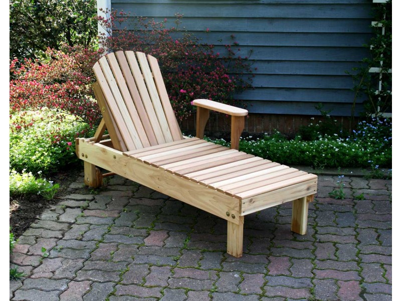 Cedar American Forest Chaise Lounge