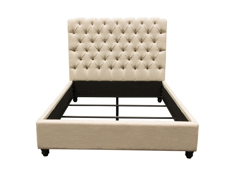 Diamond Sofa Chesterfield Cal King Tufted Bed