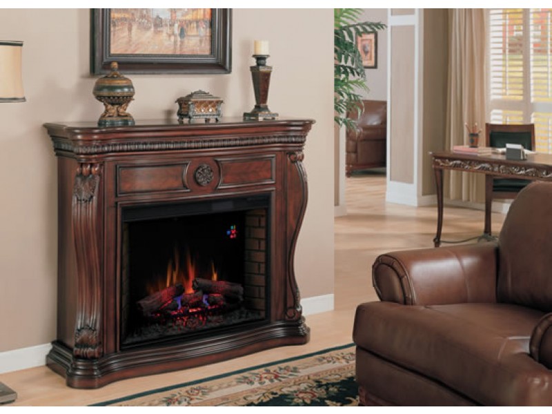 Classic Flame Lexington Electric Fireplace Mantel - Lifestyle