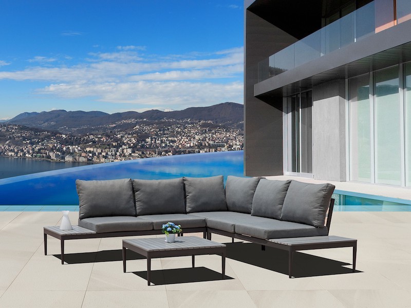 Whiteline Modern Living Shade Indoor / Outdoor Set