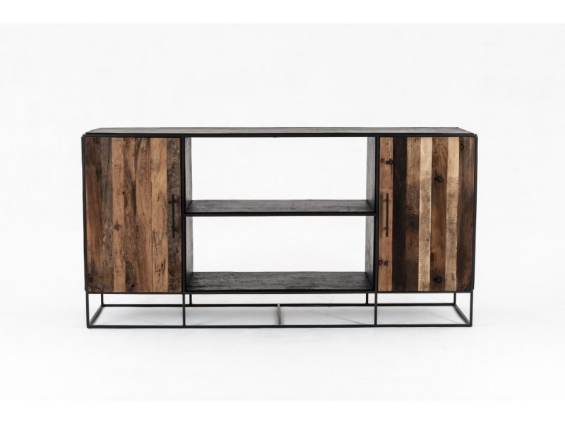 Nova Solo Rustika Sideboard 2 Doors Open Shelving