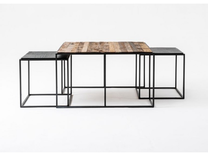 Nova Solo Rustika Nesting Coffee Table Set 