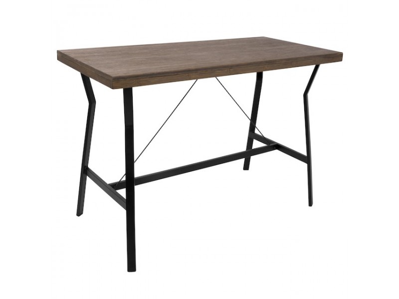LumiSource Wishbone Counter Table - Perspective