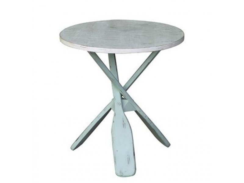 Chesapeake Two Tone Paddles Accent Table