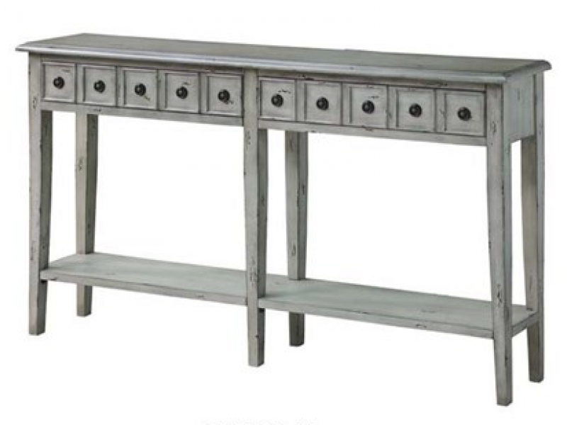 Newcastle 2 Drawer Antique White Console