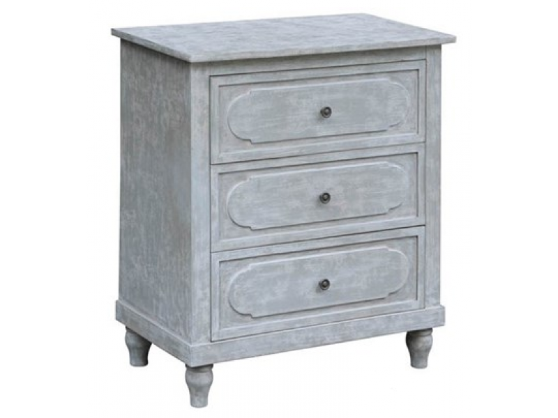 Callaghan 3 Drawer Cloudy Grey Chest