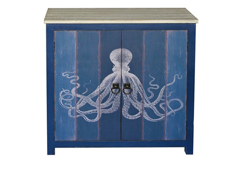 Ocotopus 2 Door Deep Blue Cabinet