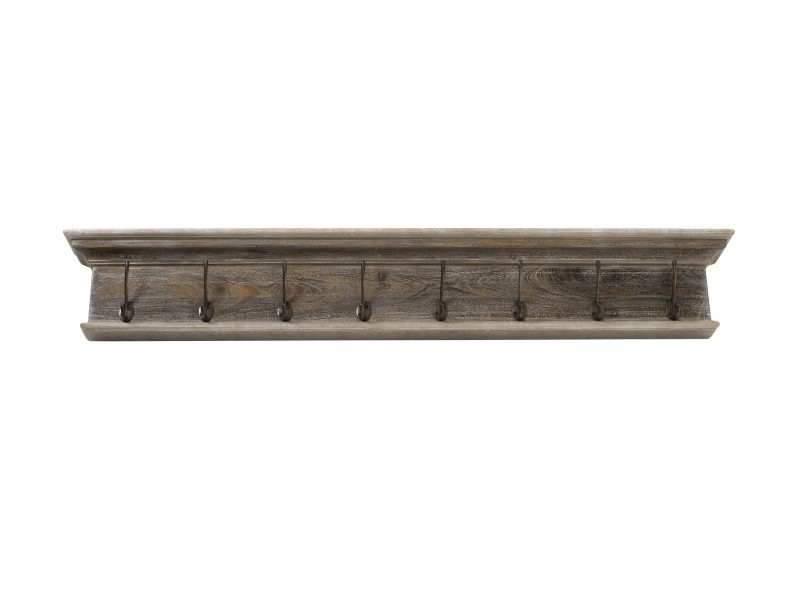 Natural Wash - Nova Solo Halifax 8-Hook Coat Rack - Front