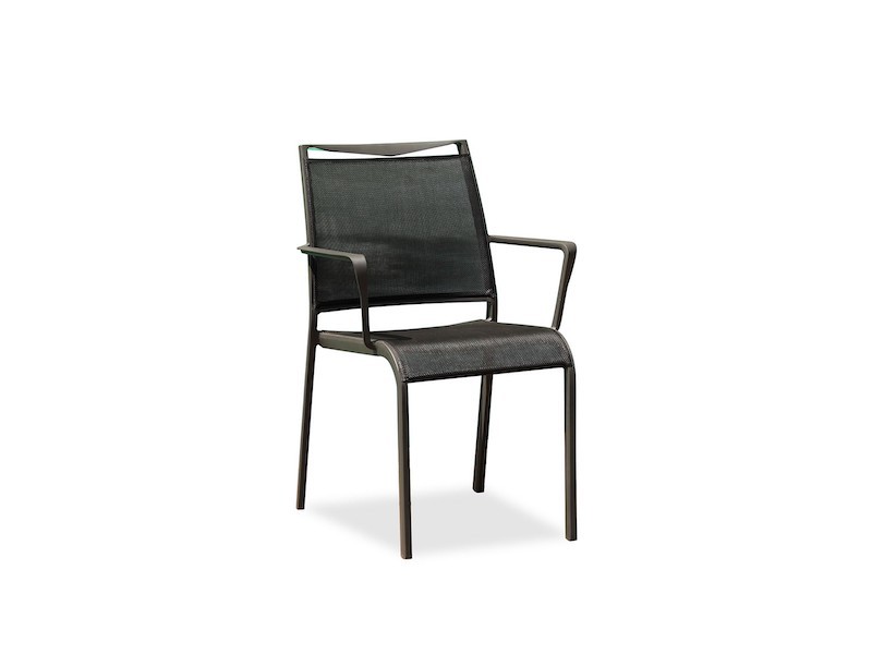 Whiteline Modern Living Aloha Indoor / Outdoor Dining Armchair - Set of 4