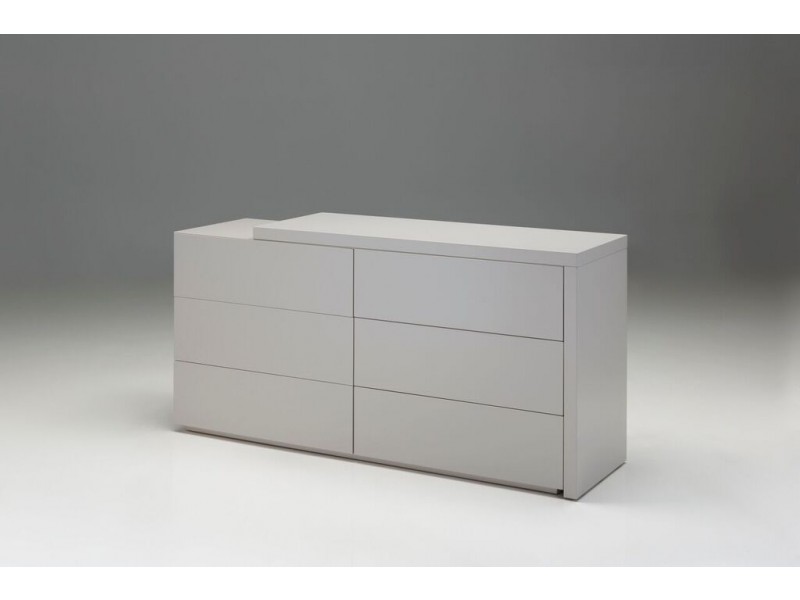 Vex Double Dresser Matte Stone - Folded