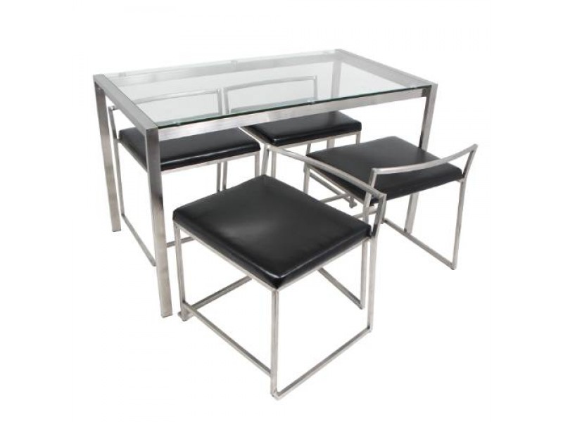 LumiSource Fuji Dinette Set - 5 Piece