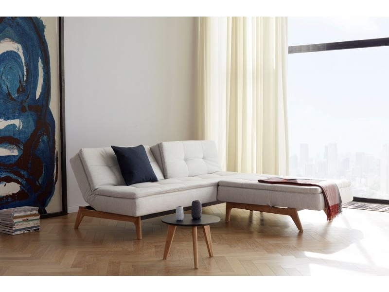 Splitback Dublexo Sofa in Dark Wood