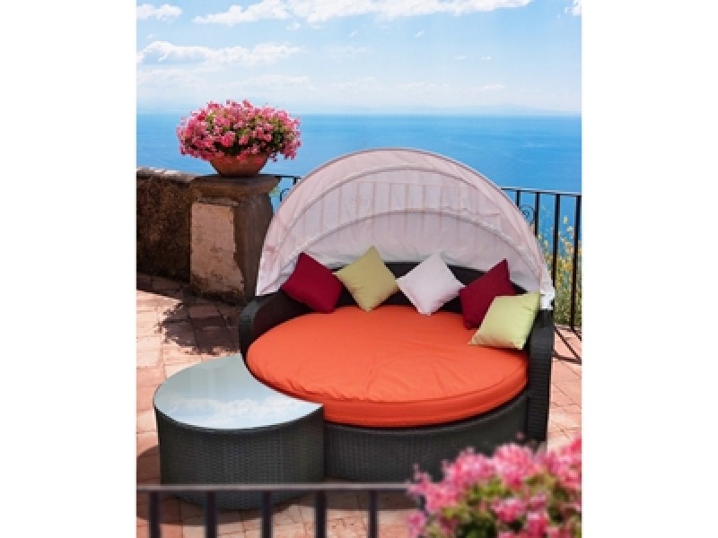 Modway Perectiona Canopy Daybed in Espresso Red - On SALE!
