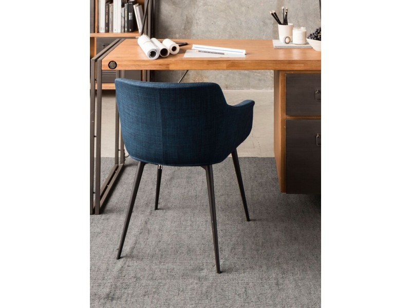 Ronda Arm Chair Grey-set Of Two
