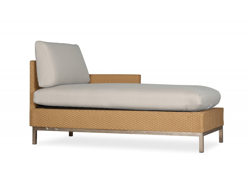 Elements Left Arm Chaise With Loom Back - Angled