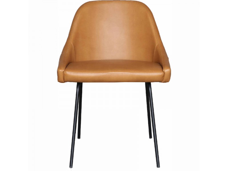 Moe's Home Collection Blaze Dining Chair - Tan - Front