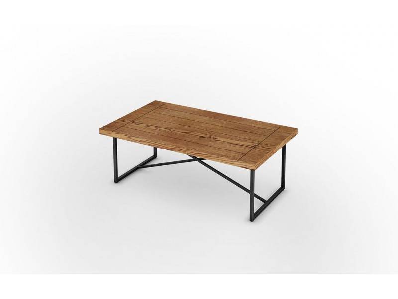 Furnitech Signature Home Collection X Coffee Table - Honey Angle