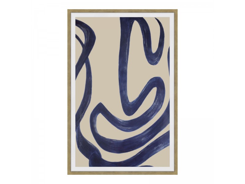 Clarity 1 Abstract Ink Print Wall Décor - Front