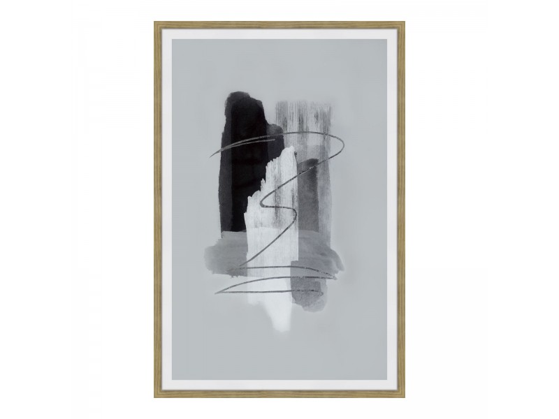 Wisdom 2 Abtract Ink Print Wall Décor - Front